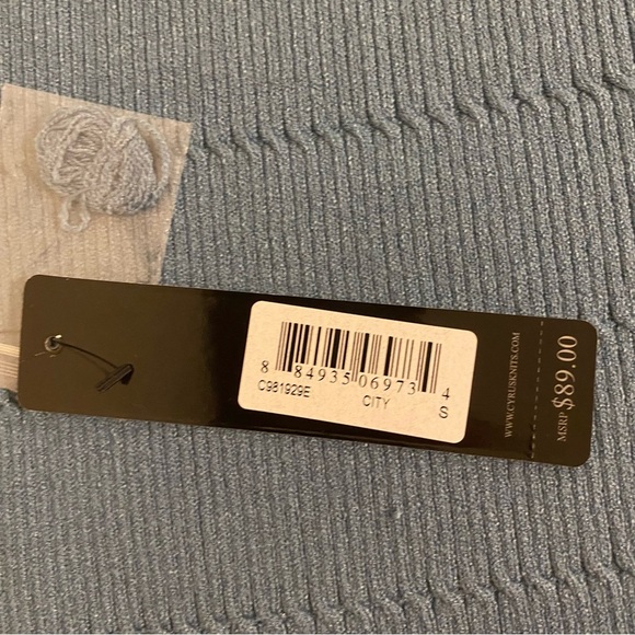 NWT Cyrus Small Long Sleeve Blue Sweater - Picture 3 of 12